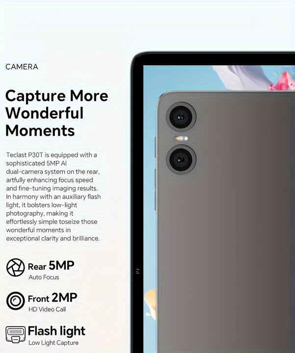 Teclast P30T Tablet 2024 Newest Android 14 10.1 Inch, 4GB RAM+128GB ROM With 1TB Expand Tablet PC, 2 In 1 Tablets With Keyboard, Teclast Case, Protective Film, Wireless Mouse, Earphones, 6000mAh Battery, 1280x800 IPS Display