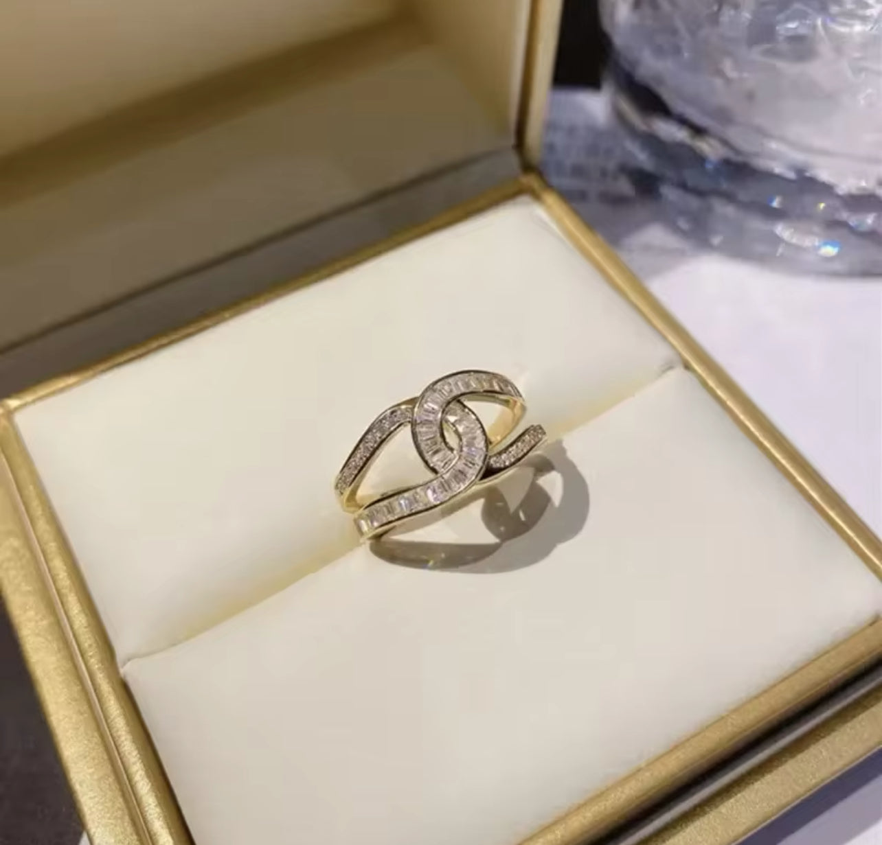 Der neue Trend Micro Set Zirkon exquisite Eröffnungs ring Dame Luxus Mode All-Match Temperament Ring weiblich