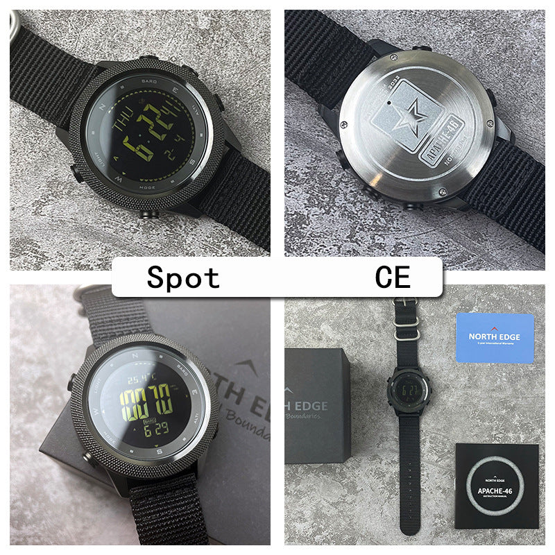 Digitaluhr Sport Wasserdicht Höhenmesser Barometer Kompass