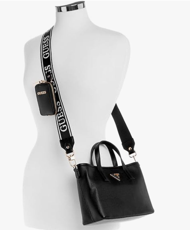 GUESS Damen Latona Tote Mini-Tragetasche, Umhängetasche