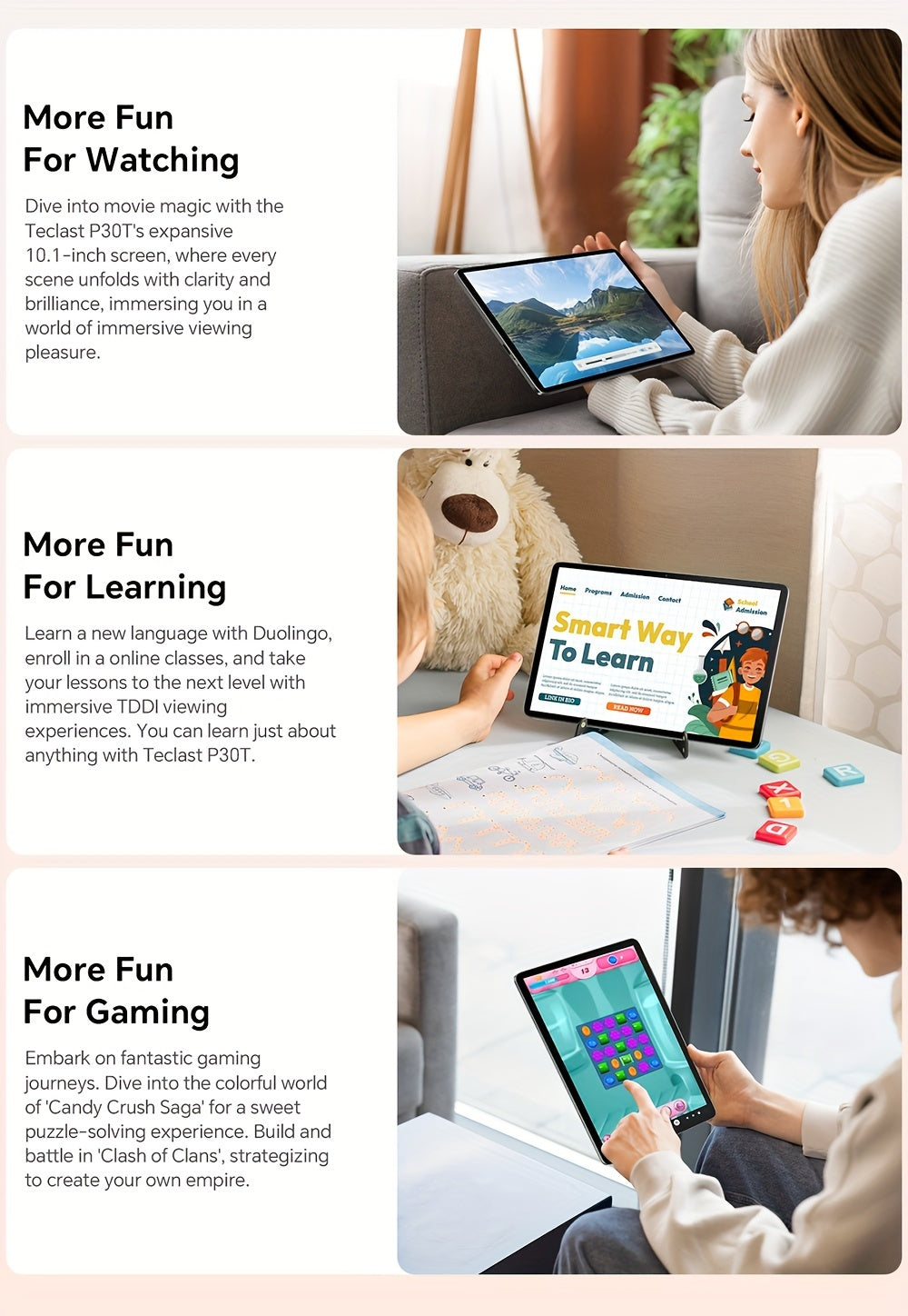 Teclast P30T Tablet 2024 Newest Android 14 10.1 Inch, 4GB RAM+128GB ROM With 1TB Expand Tablet PC, 2 In 1 Tablets With Keyboard, Teclast Case, Protective Film, Wireless Mouse, Earphones, 6000mAh Battery, 1280x800 IPS Display