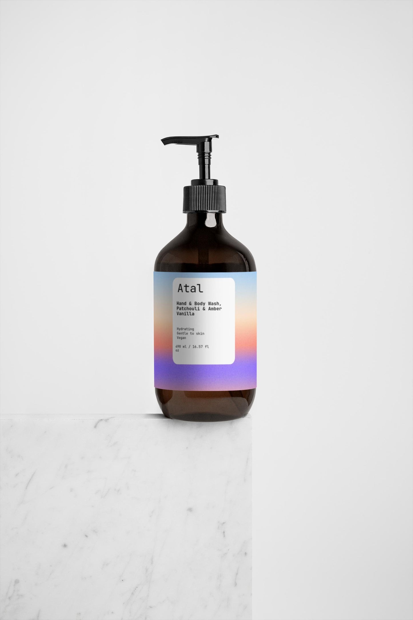 Hand- und Körperwaschmittel, Patchouli und Amber-Vanille 490 ml