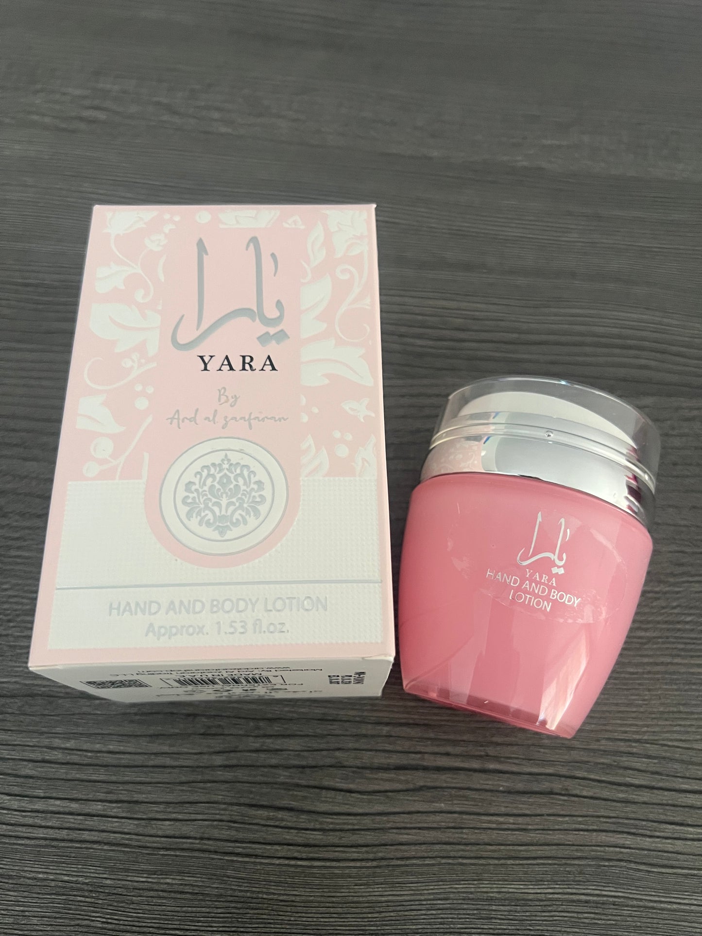 Lattafa Yara- Feuchtigkeitscreme für Gesicht und Körper, 45 g für Damen mit blumigen, fruchtigen und moschusartigen Düften