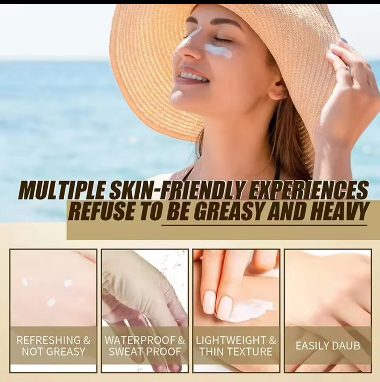 Koreanische Reis Probiotika Sonnenschutz Linderung Sonne SPF 50 hohen Sonnenschutz feuchtigkeit spendende feuchtigkeit spendende Haut Sonnen lotion
Öl