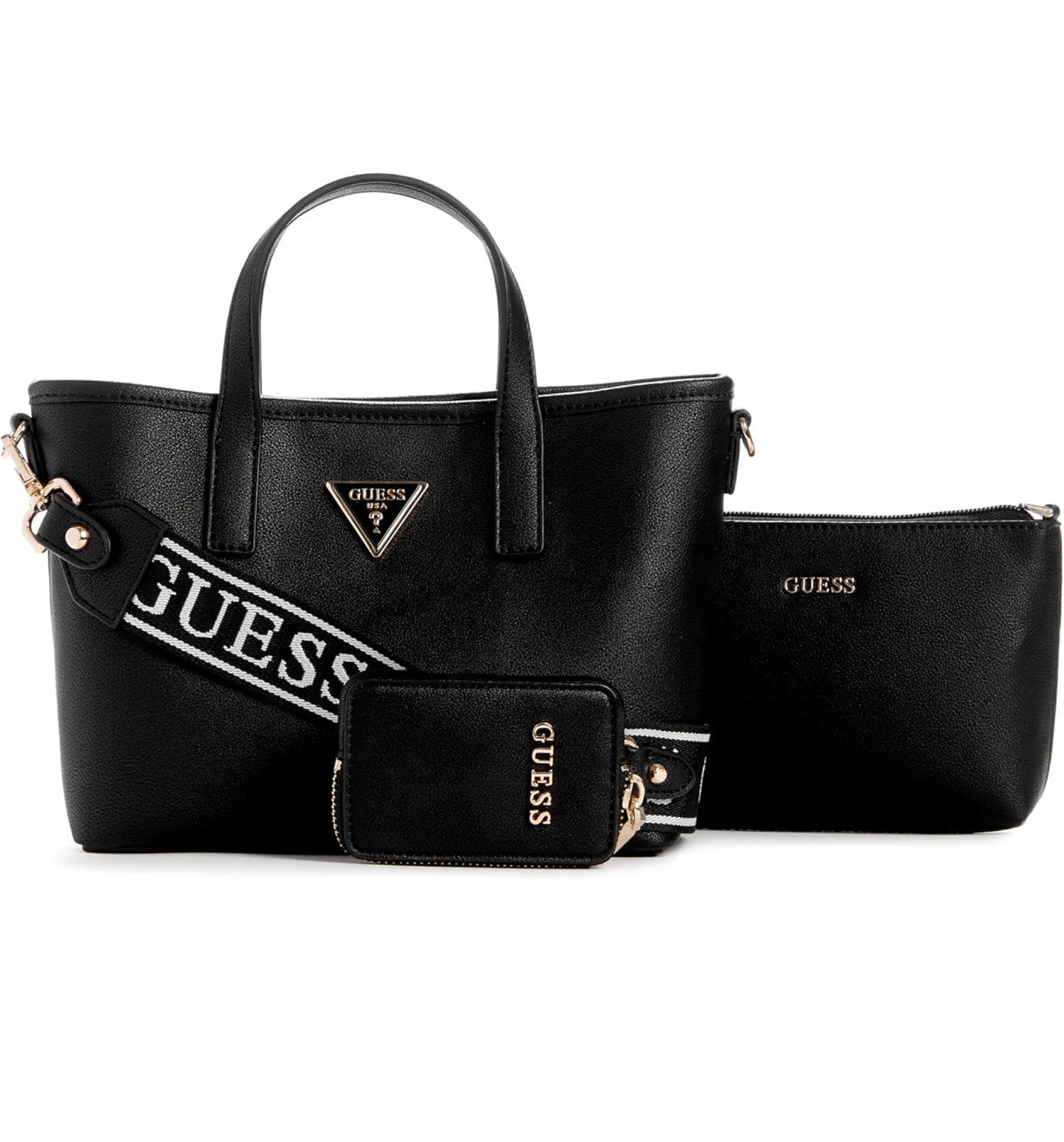 GUESS Damen Latona Tote Mini-Tragetasche, Umhängetasche
