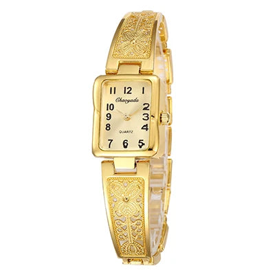 Women Watches Top Brand Luxury Wristwatches Ladies Fashion Gold Stainless Steel Bracelet Watch Female Elegant Clock Women