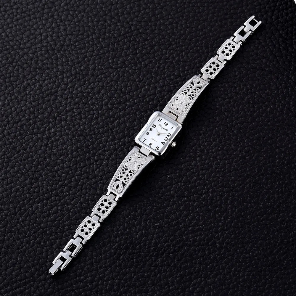 Women Watches Top Brand Luxury Wristwatches Ladies Fashion Gold Stainless Steel Bracelet Watch Female Elegant Clock Women