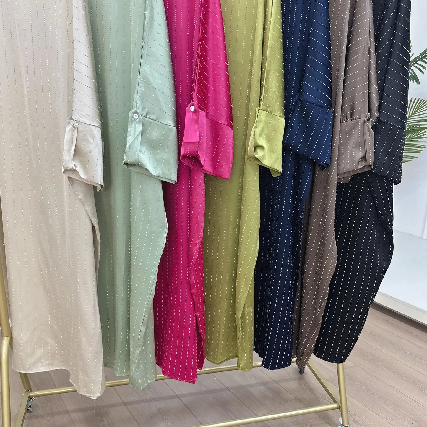 Luxury Dubai Abaya Dress for Muslim Women Ramadan Eid Saudi Arabia Party Jalabiya Clothing Islamic Turkey Modest Long Robe