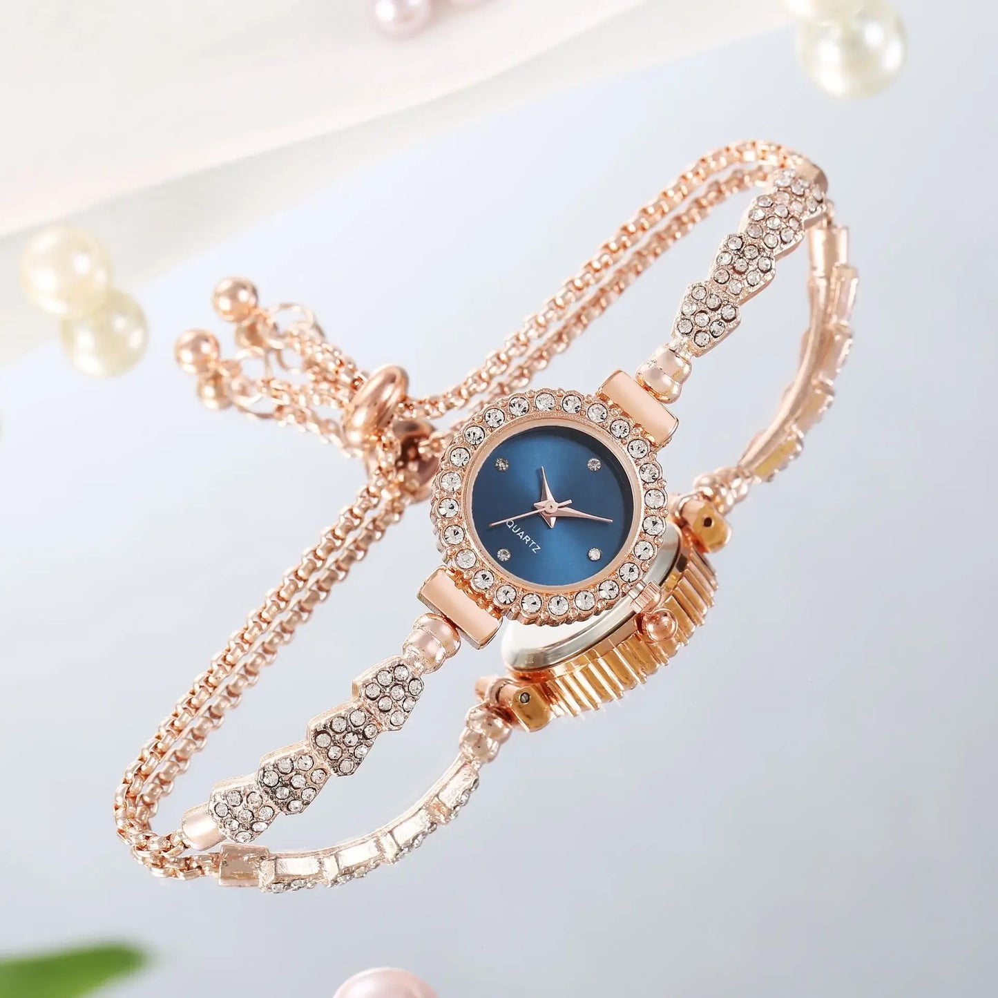 Fashion Rhinestone Wristwatch Luxury Watch Women Bracelet Vintage Casual Ladies Watches Bracelet Relojes Para Mujer Часы Женские