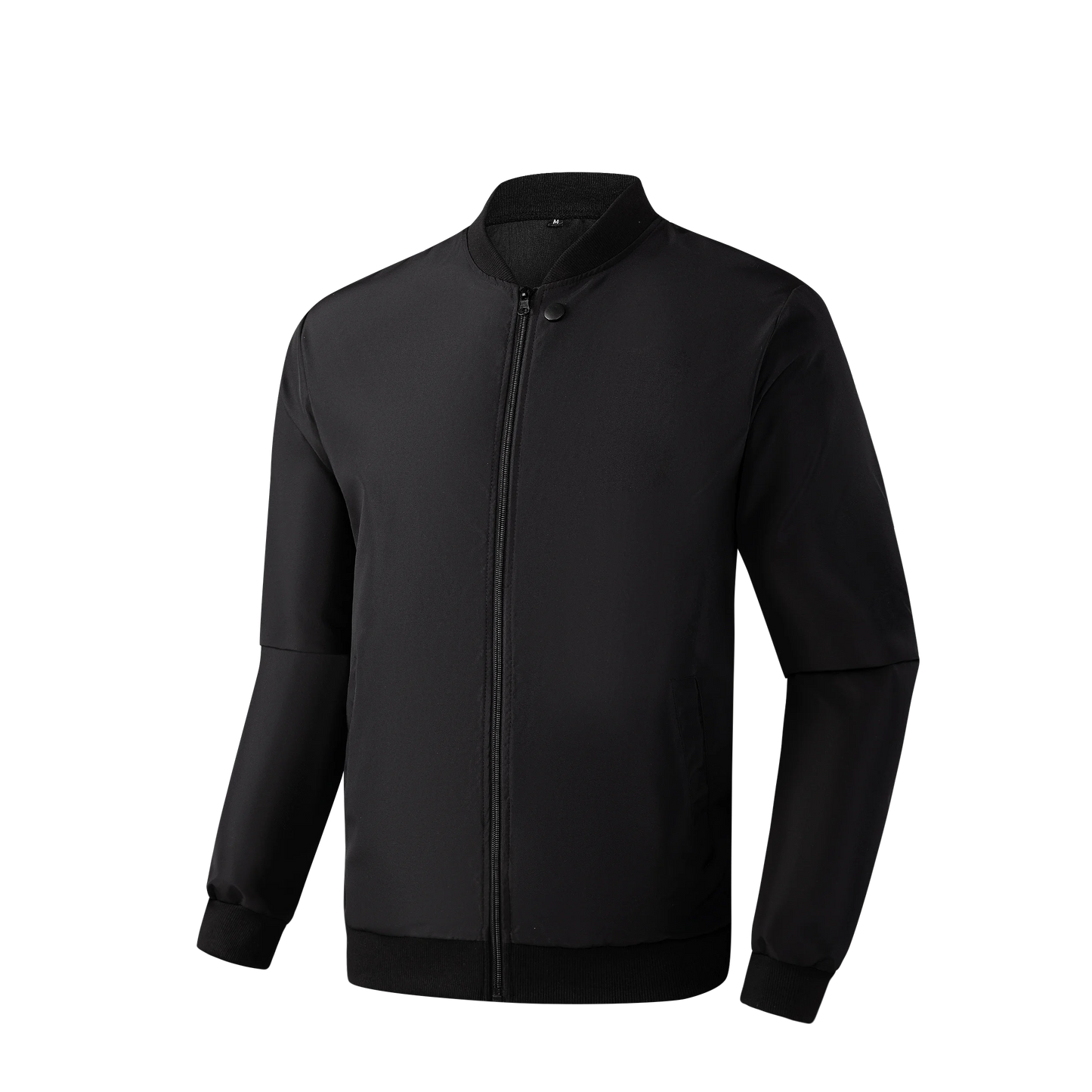Spring and Autumn New Baseball Collar Short Loose Solid Color Jacket Men's Business Casual Thin Coat Trend