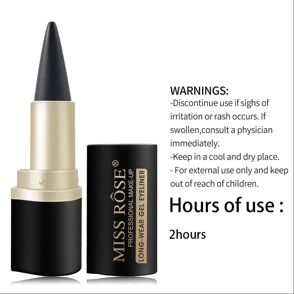 Creamy texture Eyeliner, 1 Count Easy Coloring Sweat Proof High Pier Pencil, Daily Makeup Accessories for Women and Gi