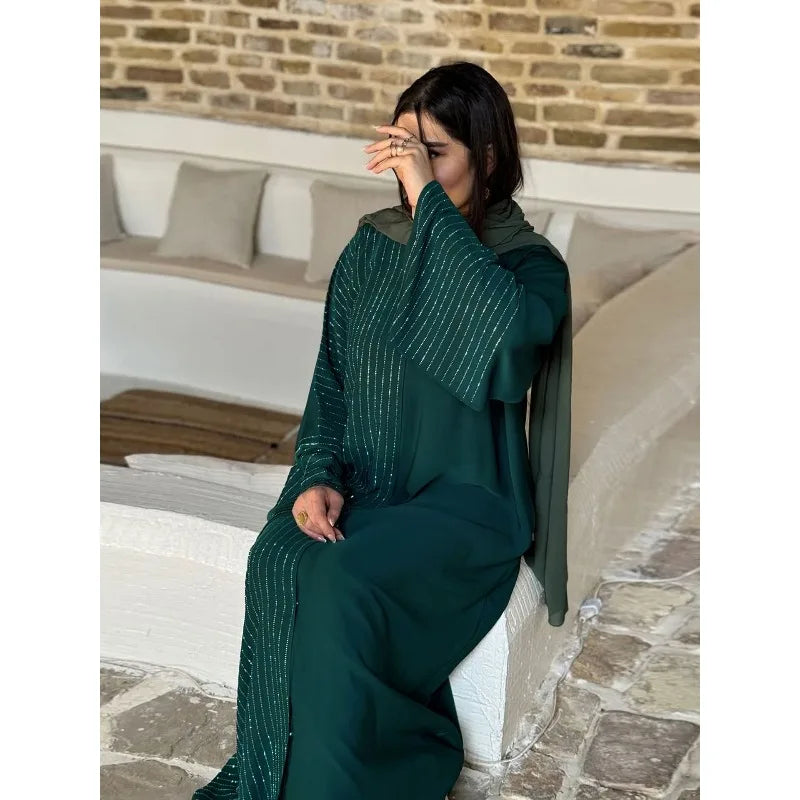 Eid Abaya Women Cardigan Dress Dubai Kaftan Muslim Caftan Long Robe Jalabiya Ramadan Morocco Islam Vestidos Largos
