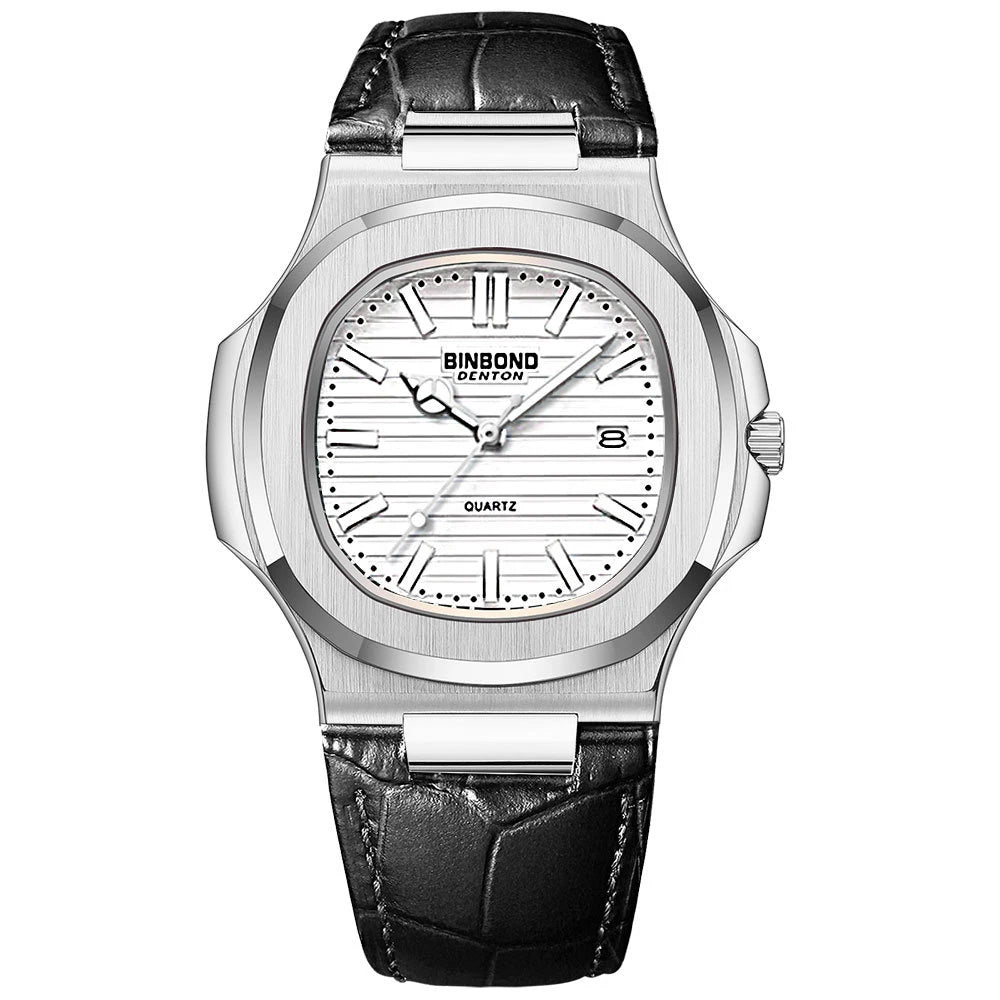 New Casual Business Movement Clock Men Luxury Watch Automatic Watches Mens Fashion Quartz Wristwatches Gifts Relogio Masculino