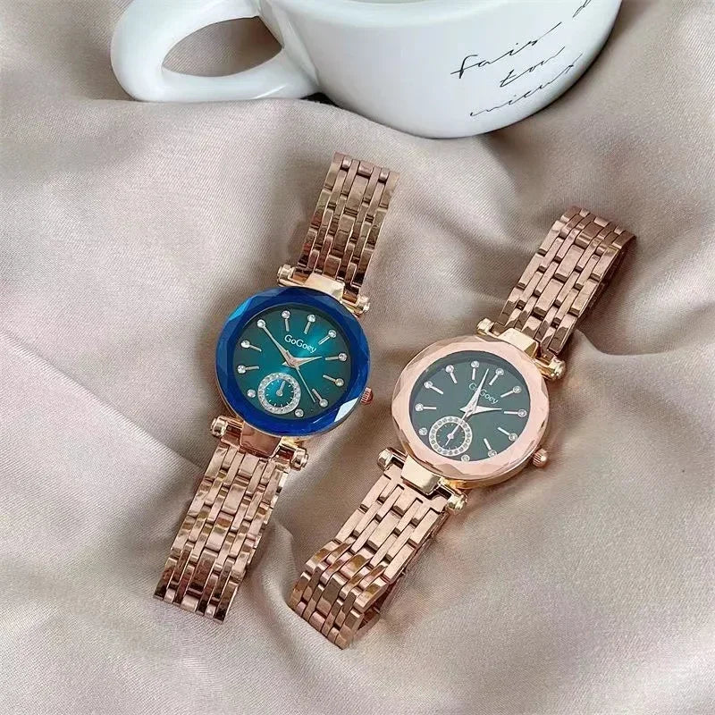 2024 New Brand Women Watches Fashion Steel Ladies Quartz Watch Reloj Mujer Marcas Famosas De Lujo gift Wristwatch