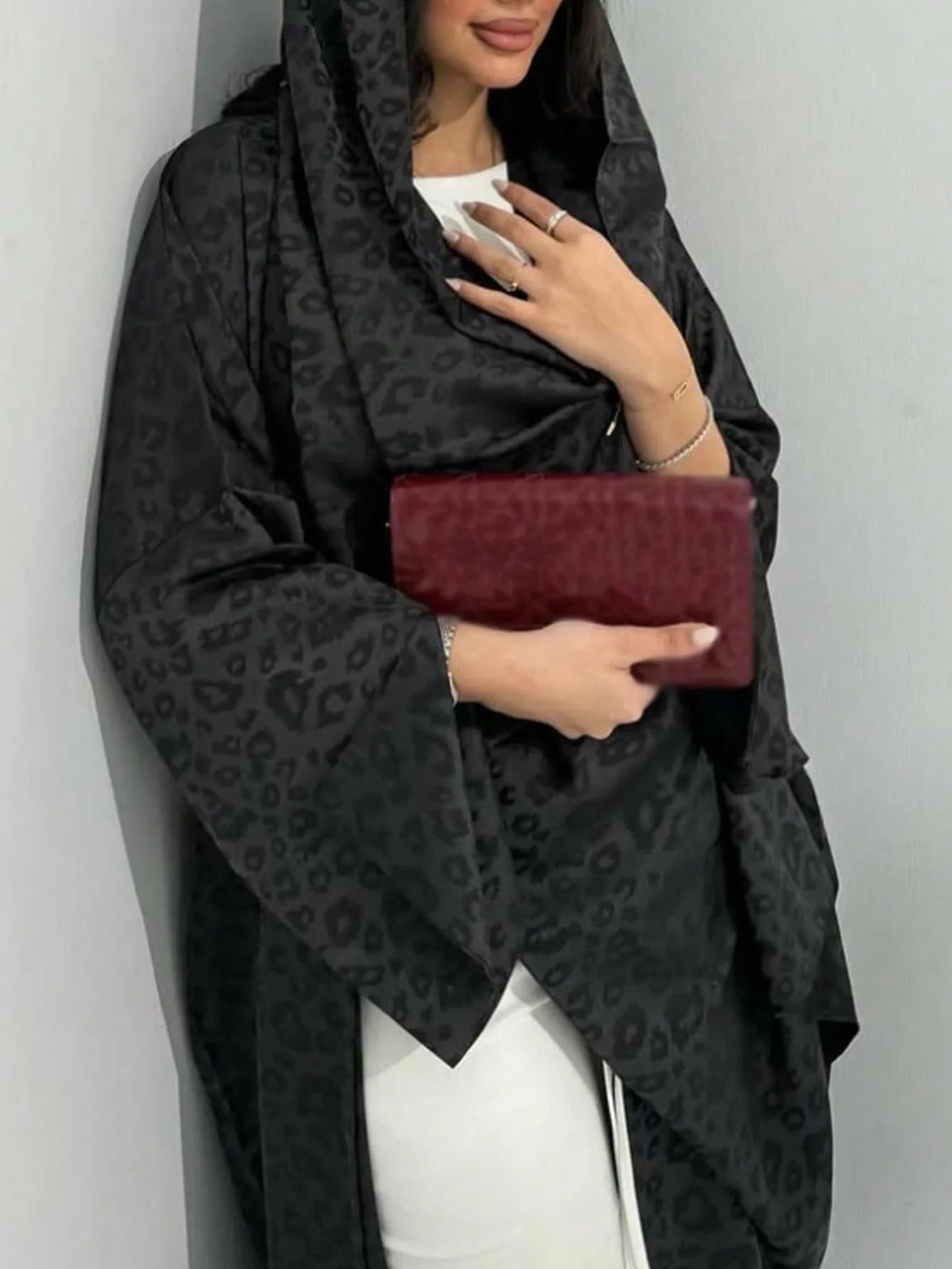 Middle Eastern Loose Abaya Muslim Women Full Sleeve Printed Abayas Casual Kaftans Jilbabs Islamic Maxi Dresses Ethnic Clothing