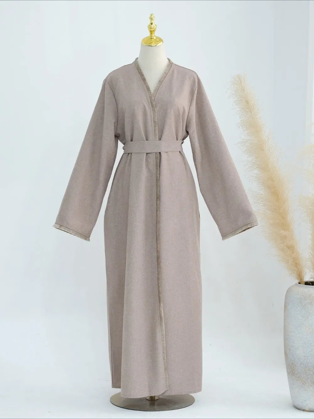 Eid Muslim Women Abaya Tassel Dresses Long Robe Jalabiya Ramadan Islam Vestidos Arab Morocco Dubai Abayas Kaftan Cardigan 2025
