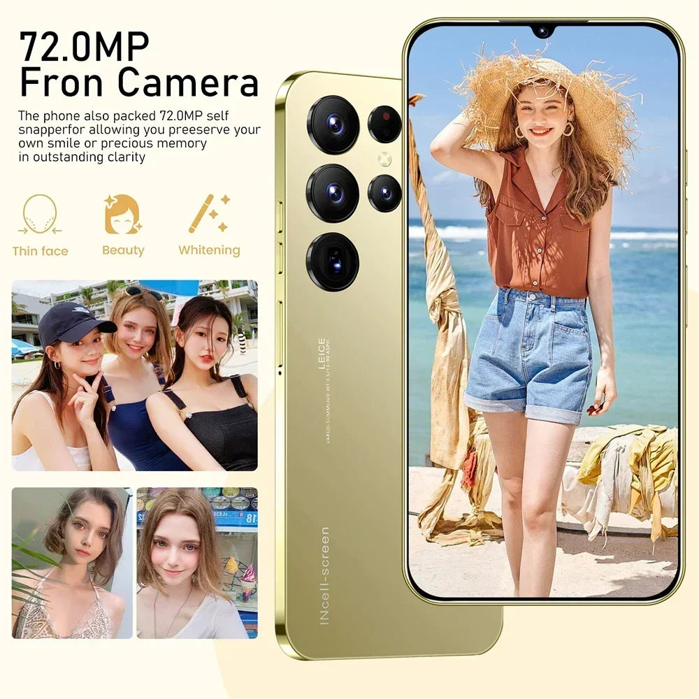 New S26 Ultra original intelligent 4G 5G dual card dual standby Android 14 system global version 108MP 8000mAh battery