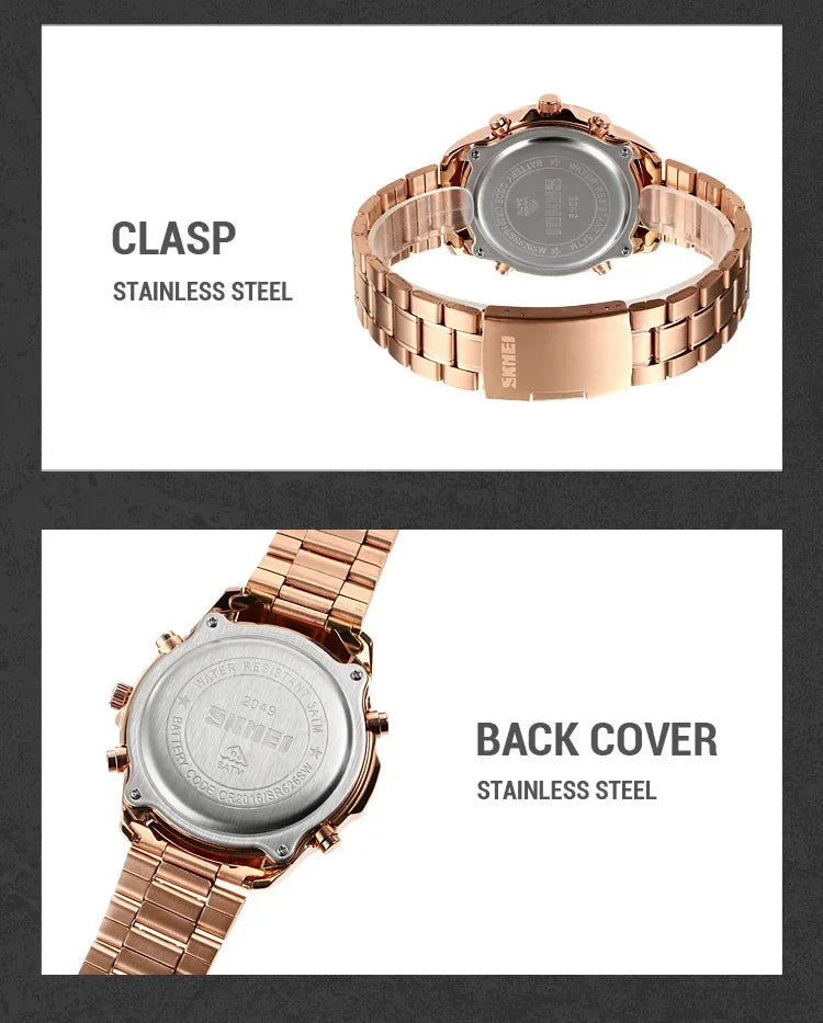 Skmei 2049 Fashion Watches Men's Watch Backlit Sport Waterproof Alarm Clock 3 Time Countdown Timer Digital Watch