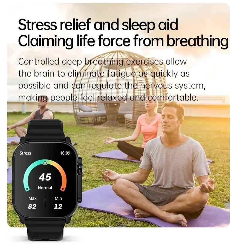 New Watch 8 Ultra Smart Watch 49mm 2024 New NFC Men Women GPS Track Bluetooth Call BT Music Games Wireless Charging Smartwatch