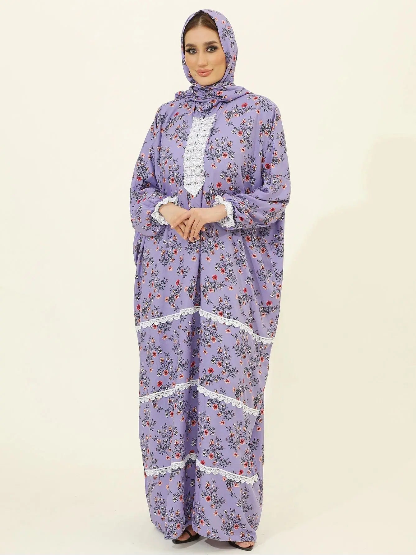 Modest Islamic Dresses & Abayas for Women | Dubai & Moroccan Styles with Hijab | Muslim Prayer Clothes & Umrah Essentials,Suitab