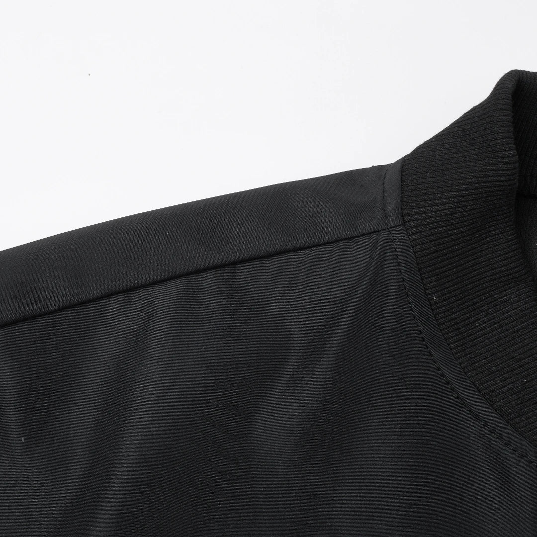 Spring and Autumn New Baseball Collar Short Loose Solid Color Jacket Men's Business Casual Thin Coat Trend