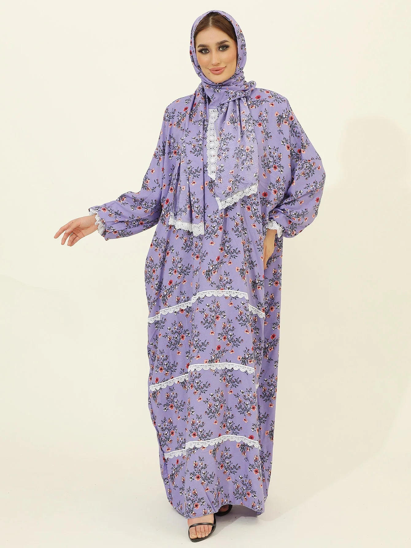 Modest Islamic Dresses & Abayas for Women | Dubai & Moroccan Styles with Hijab | Muslim Prayer Clothes & Umrah Essentials,Suitab