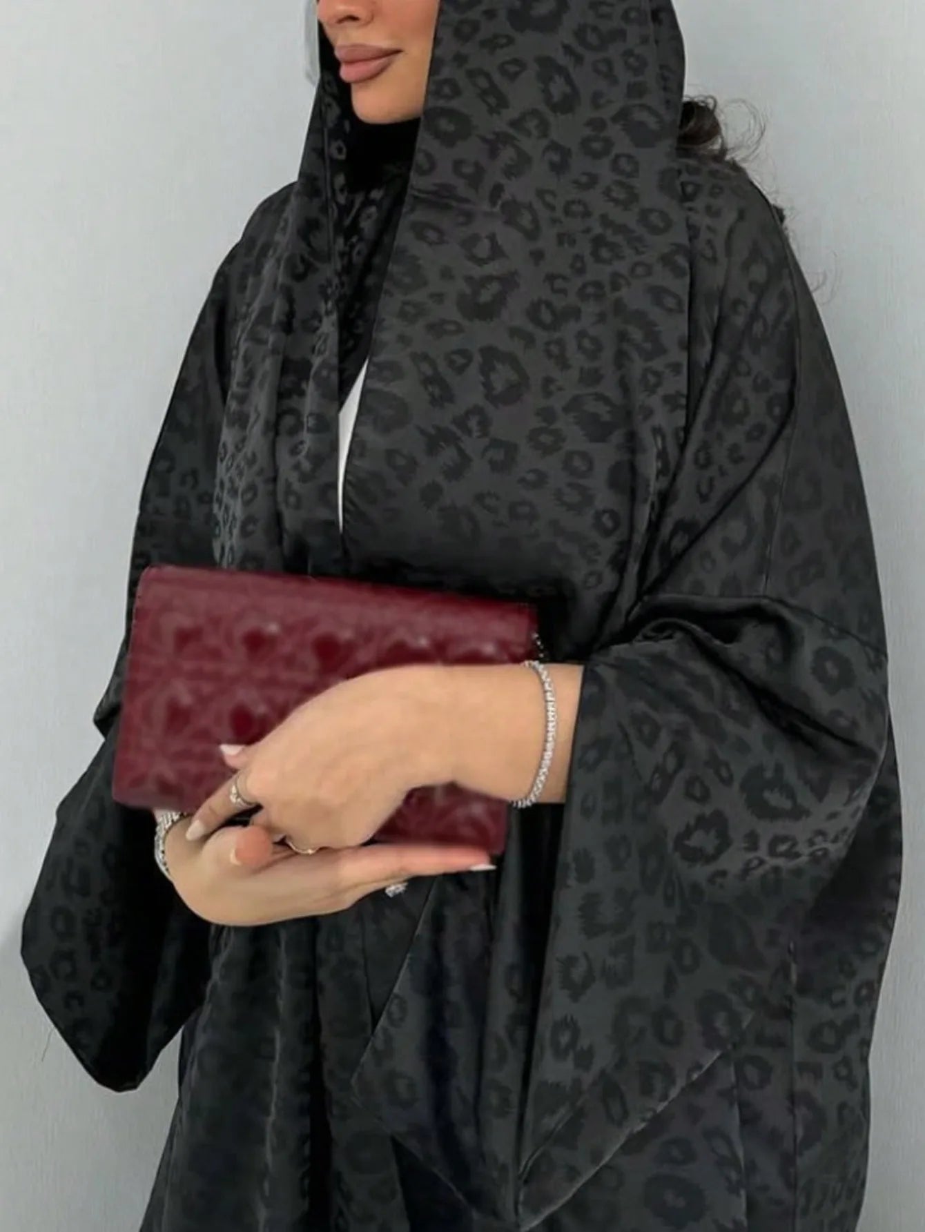 Middle Eastern Loose Abaya Muslim Women Full Sleeve Printed Abayas Casual Kaftans Jilbabs Islamic Maxi Dresses Ethnic Clothing