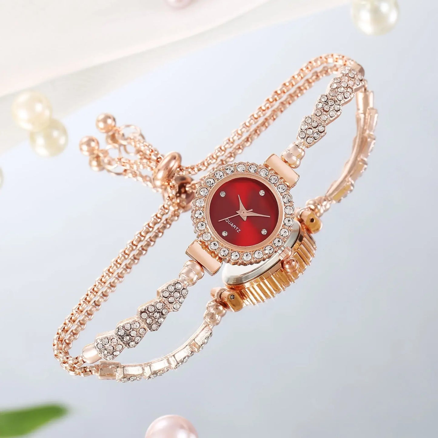 Fashion Rhinestone Wristwatch Luxury Watch Women Bracelet Vintage Casual Ladies Watches Bracelet Relojes Para Mujer Часы Женские