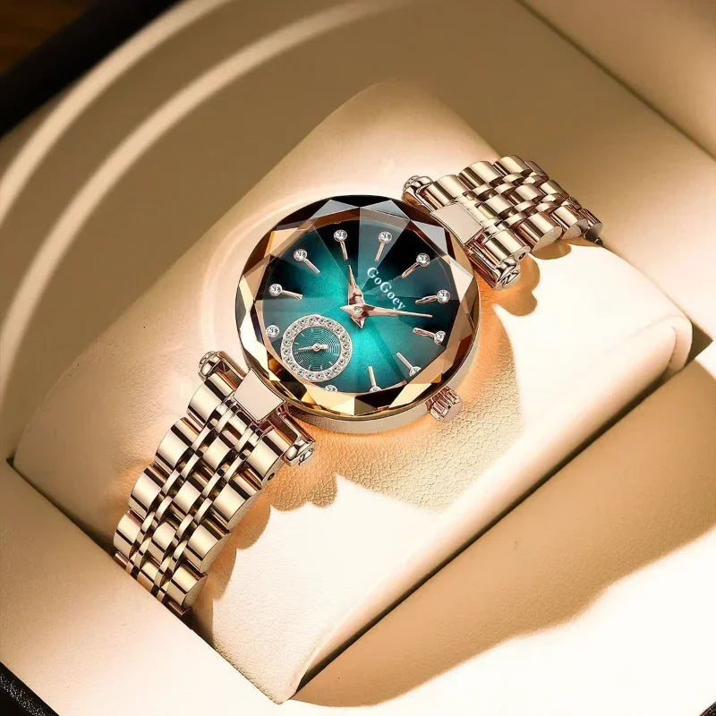 2024 New Brand Women Watches Fashion Steel Ladies Quartz Watch Reloj Mujer Marcas Famosas De Lujo gift Wristwatch