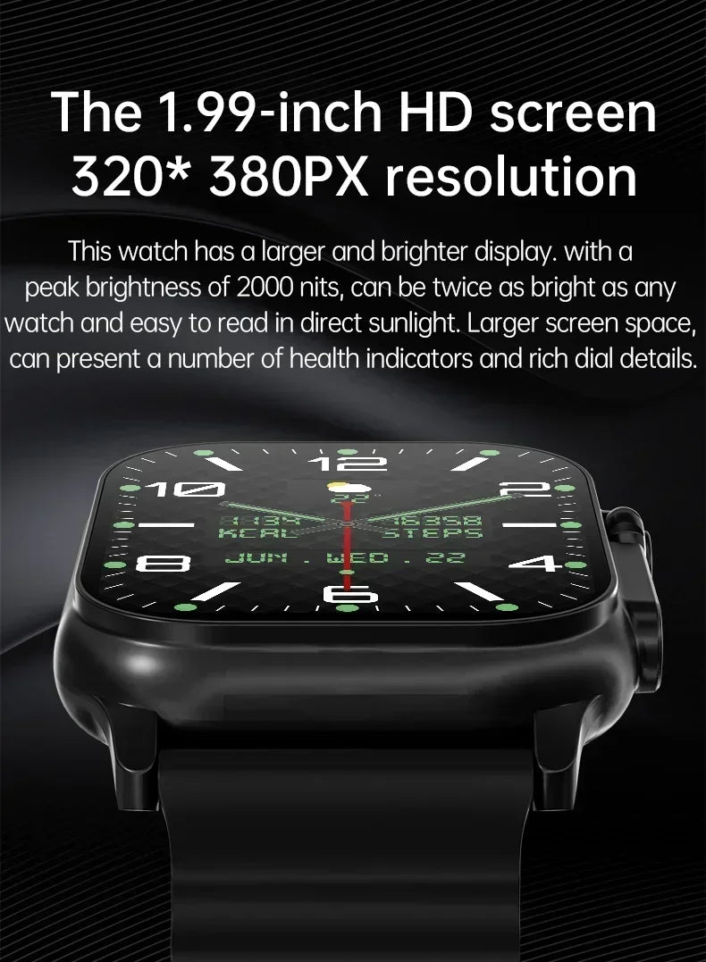 New Watch 8 Ultra Smart Watch 49mm 2024 New NFC Men Women GPS Track Bluetooth Call BT Music Games Wireless Charging Smartwatch