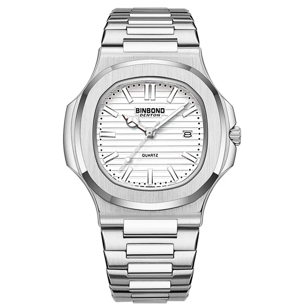 New Casual Business Movement Clock Men Luxury Watch Automatic Watches Mens Fashion Quartz Wristwatches Gifts Relogio Masculino