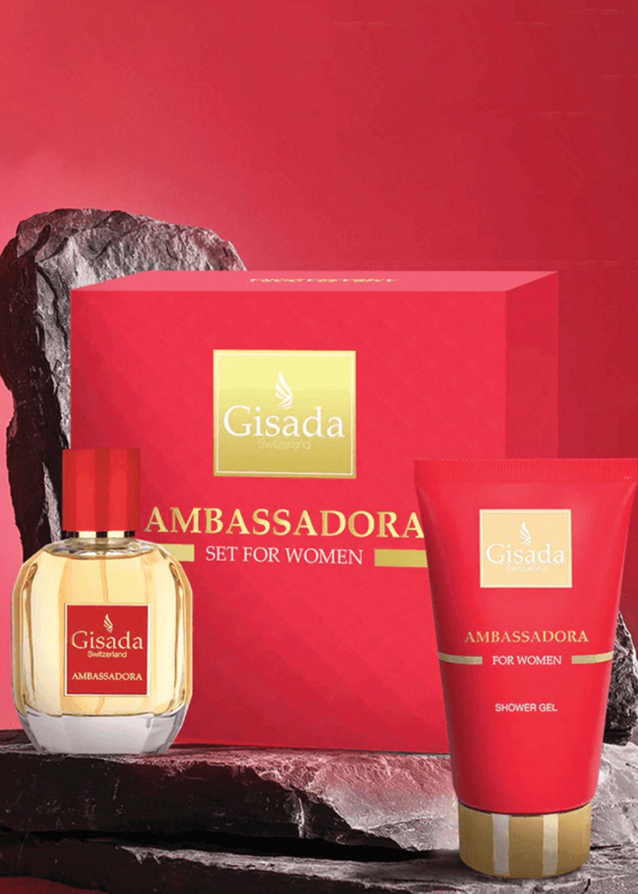 GISADA GESCHENKSET AMBASSADORA
GESCHENKSET - Eau de Parfum - red