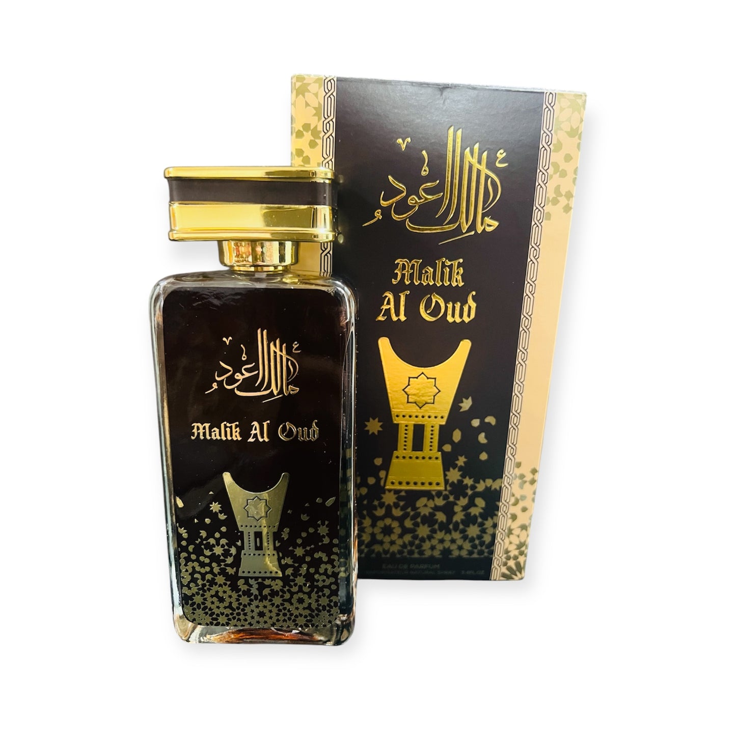 Malik al Oud Eau de Parfum 100 ml - Herrenduft Oud, warmer und würziger Duft, ideal für elegante und raffinierte Abende