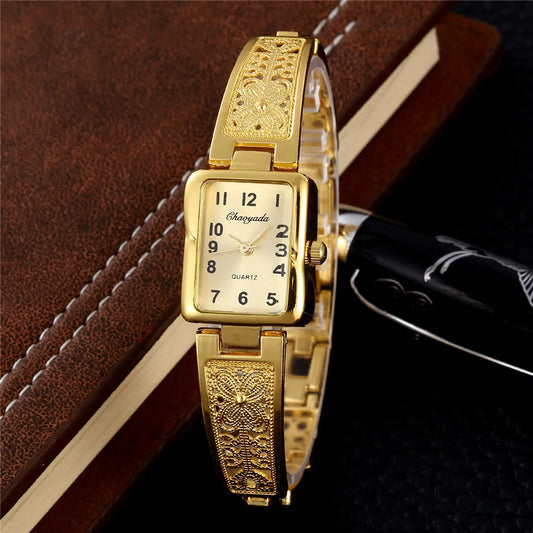 Women Watches Top Brand Luxury Wristwatches Ladies Fashion Gold Stainless Steel Bracelet Watch Female Elegant Clock Women