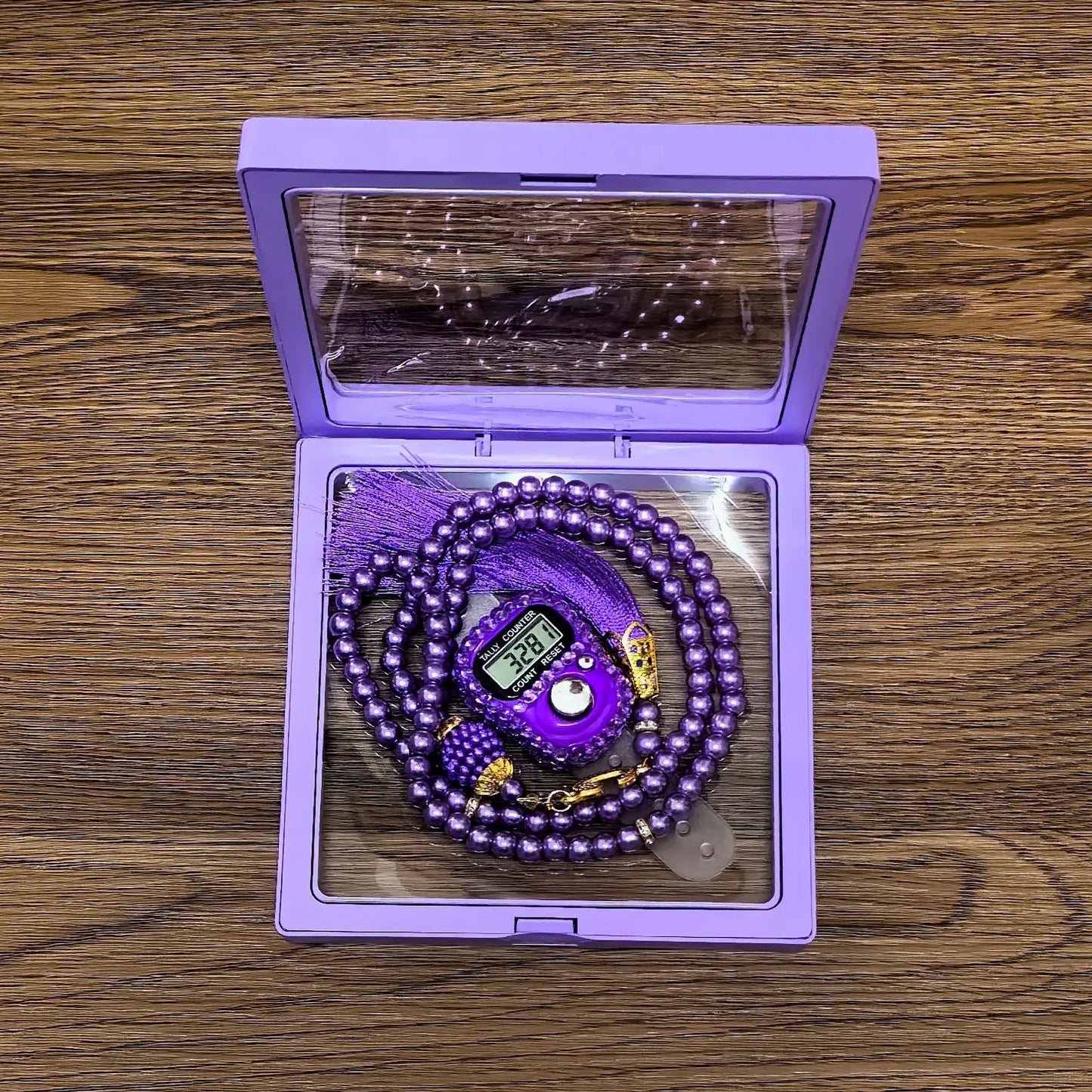 2-Piece Gift Set Islamic Finger Counter Portable Digital Tasbih for daily devotion and make perfect gifts during Ramadan