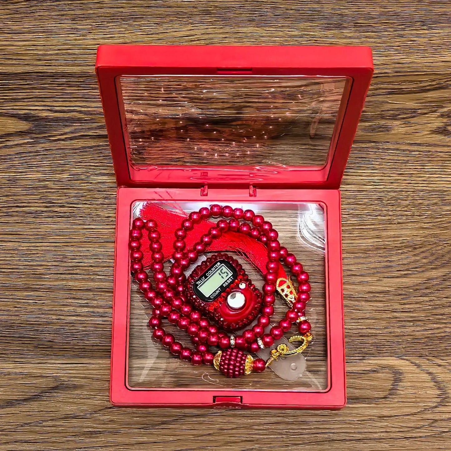2-Piece Gift Set Islamic Finger Counter Portable Digital Tasbih for daily devotion and make perfect gifts during Ramadan
