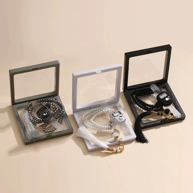 2-Piece Gift Set Islamic Finger Counter Portable Digital Tasbih for daily devotion and make perfect gifts during Ramadan