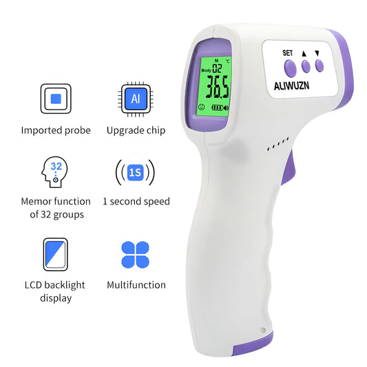 Forehead Infrared Digital Thermometer Non Contact Forehead Medical Baby Thermometer Fever Temperature Tool thermometer