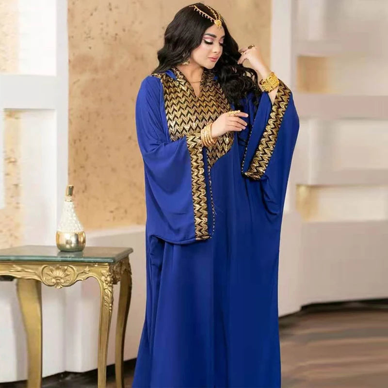 dress Dubai Luxury Evening Dresses Women Abaya Dubai Turkey Islam Kaftan Muslim African Hooded Dress Robe Djellaba Femme