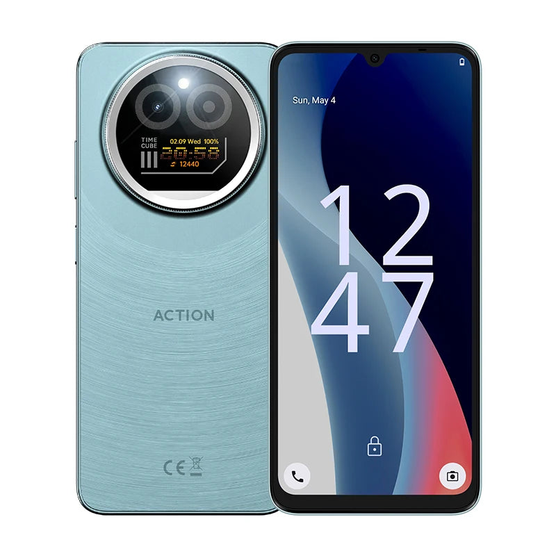 IIIF150 Action A5Pro Phone Dual Screen Design Smartphone Android 15Go 12GB RAM 256GB ROM 6.8" HD+ Display 5100mAh Battery