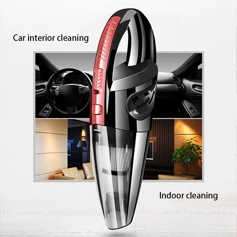 Car Vacuum Cleaner Handheld Wireless Charging Model High Power Small Car Interior Vacuum Cleaner 1 Set