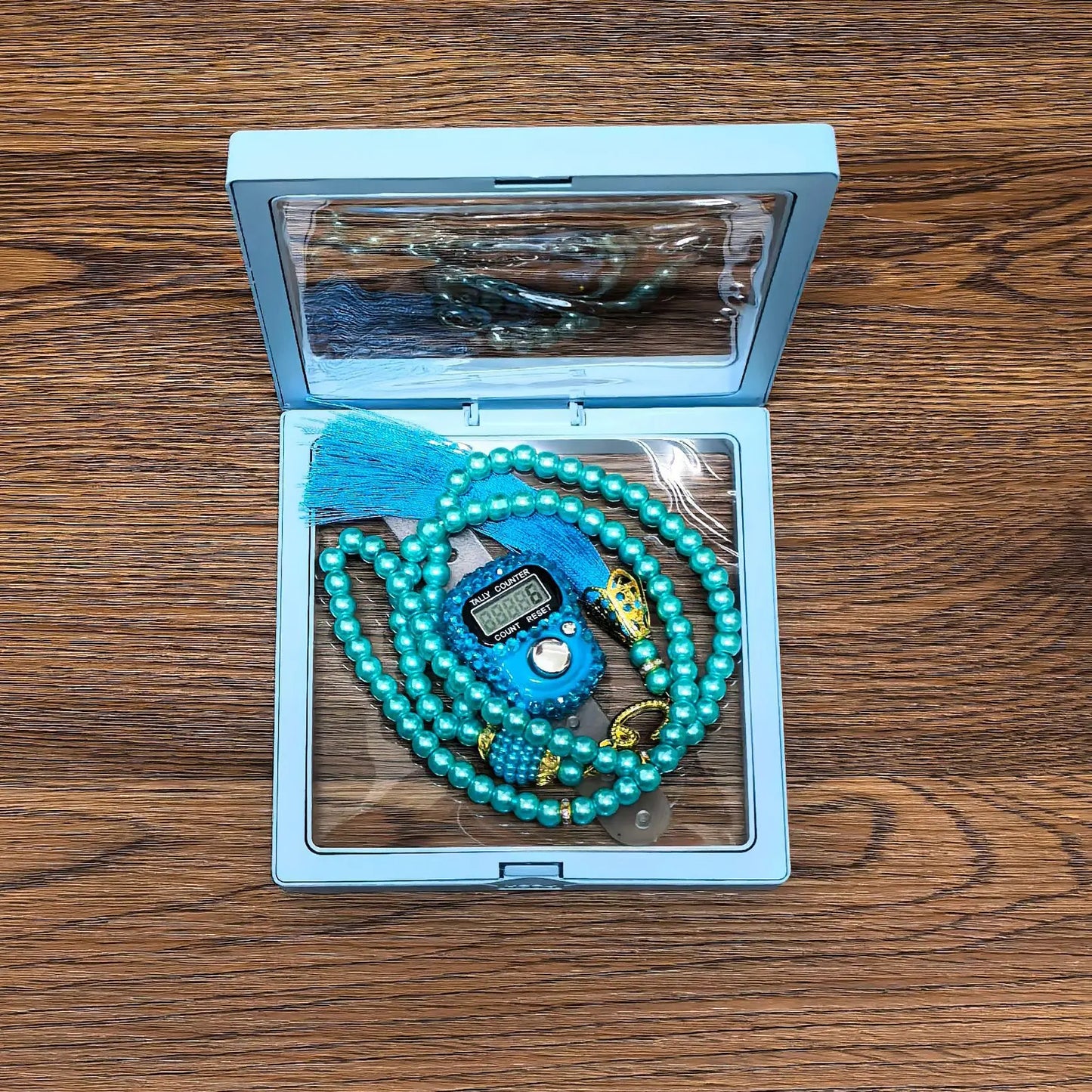 2-Piece Gift Set Islamic Finger Counter Portable Digital Tasbih for daily devotion and make perfect gifts during Ramadan