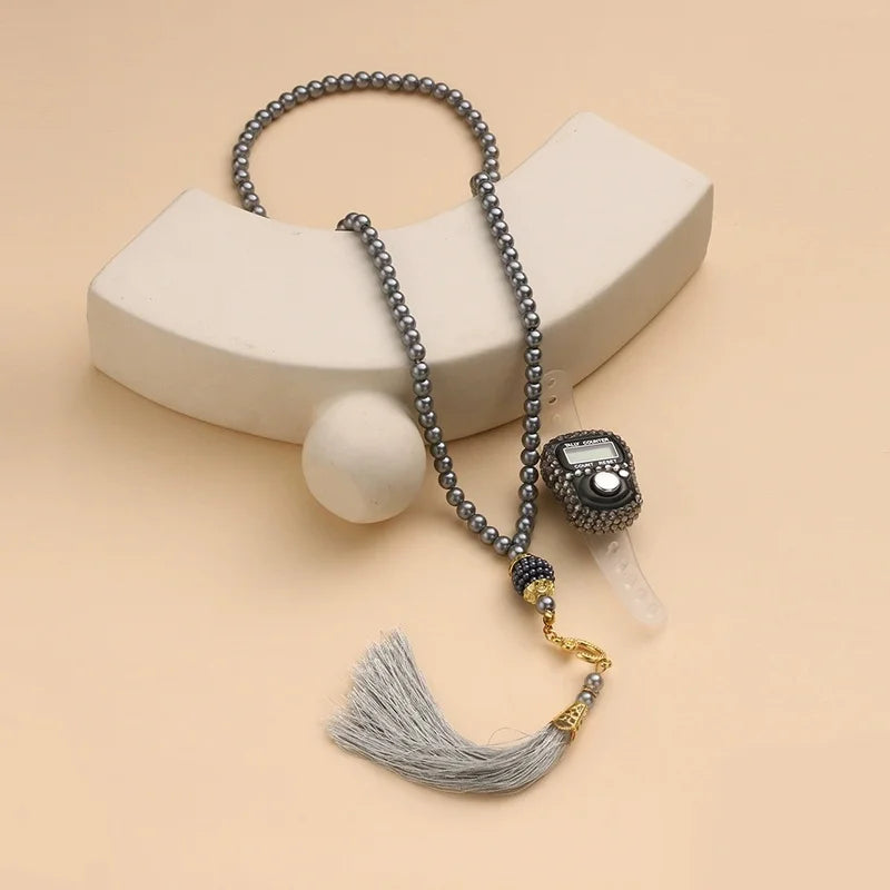 2-Piece Gift Set Islamic Finger Counter Portable Digital Tasbih for daily devotion and make perfect gifts during Ramadan