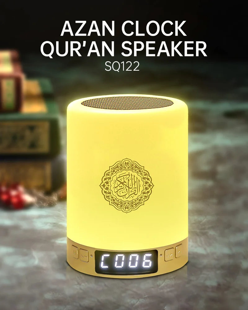 Azan Muslim Night Light Quran Portable Wireless Caixa De Som Bluetooth Speaker Music Sound Box Blutooth For Radio FM Mini Baffle