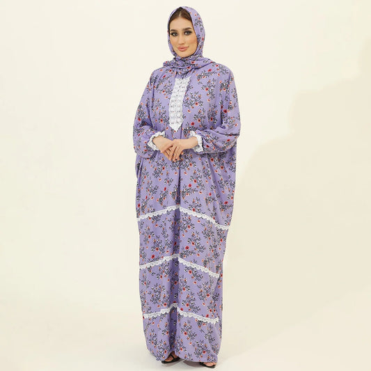 Modest Islamic Dresses & Abayas for Women | Dubai & Moroccan Styles with Hijab | Muslim Prayer Clothes & Umrah Essentials，Suitab