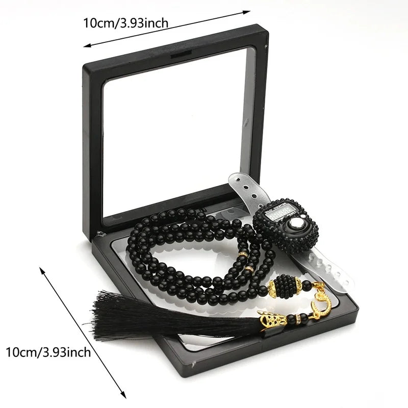 2-Piece Gift Set Islamic Finger Counter Portable Digital Tasbih for daily devotion and make perfect gifts during Ramadan